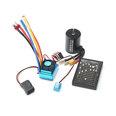 3650 Brushless Motor 3100KV With 80A Brushless  Programming  For 18 H6R4 • £42.28