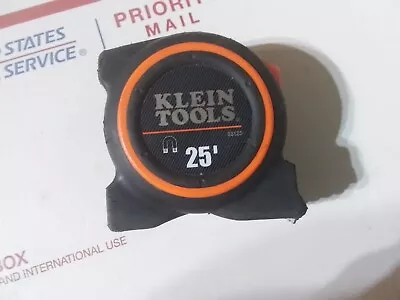 Klein Tools 25 Foot Magnetic Double Hook Tape Measure 93125 Made In USA  • $7.95