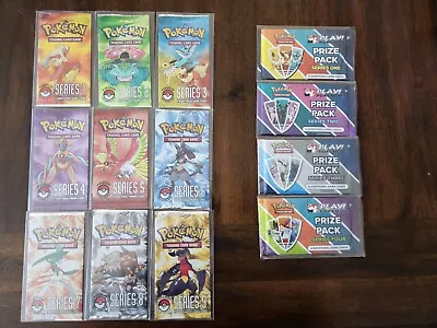 Complete Pokémon Sealed Pop Series Booster Packs 1-9 Prize Pack 1-4 • $1600