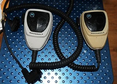 (2) Motorola Hmn1080a Standard Palm Radio Microphones Free Shipping! • $30