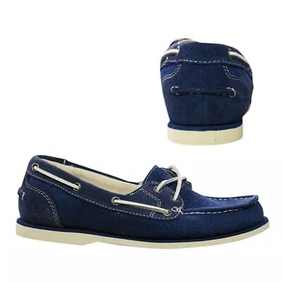 £19.59 • Buy Timberland Earthkeepers Classic 2 Eye Womens Boat Shoes Deck Blue A14M2 X24A