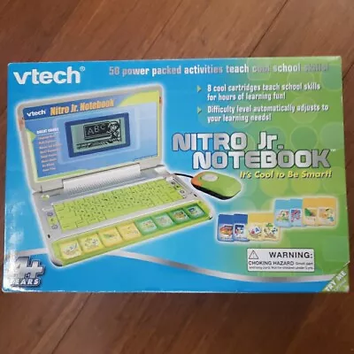 Vtech Nitro Jr. Notebook 4-7 Years Gradeschool NIB Sealed • $69.99