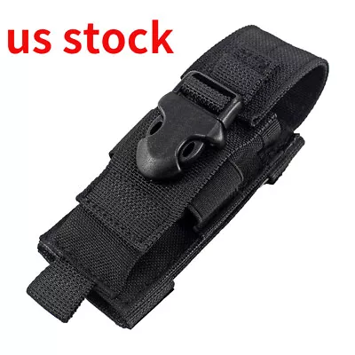 US Tactical Molle Sheaths Pouch For Folding Tools Belt Flashlight Sheath Holster • $9.98