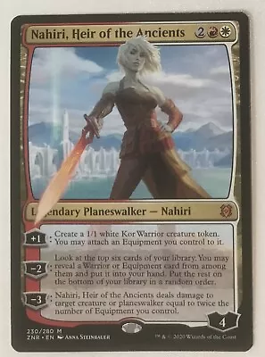 NAHIRI HEIR OF THE ANCIENTS Zendikar Rising MTG Magic NM Mythic Planeswalker • $1.45