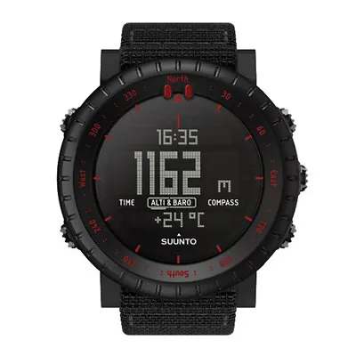 SUUNTO Core SS023158000 Black Red 3ATM Men's Watch New In Box • $165