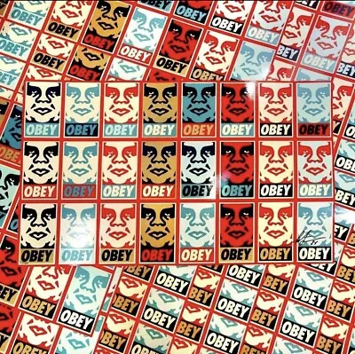 Shepard Fairey Giant Obey Icon Stickers Repetition Variation **SHIPS SAME DAY** • £180.52