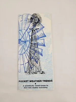 Vintage Pocket Weather Trends 1974 Short Term Weather Forecasting Complete! • $20.11