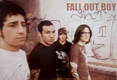 FALL OUT BOY POSTER Graffiti Group Shot Vintage 36x24 Inches • $17.13