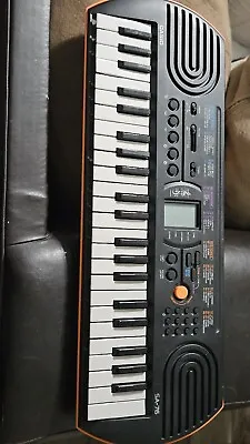 Casio SA-76 Electronic Keyboard Beautiful Orange Black Color 100 Tones. Drums • $72