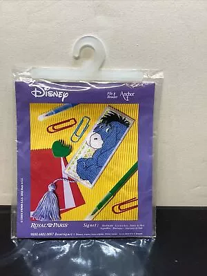 Disney Winnie The Pooh Cross-stitch Rare Craft Design Eeyore Bookmark NEW • £19.95