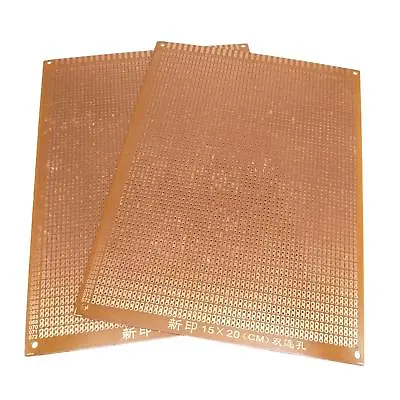 US Stock 2pcs Prototype PCB Universal Bread Board 15 X 20cm Sigle Side Copper • $8.81