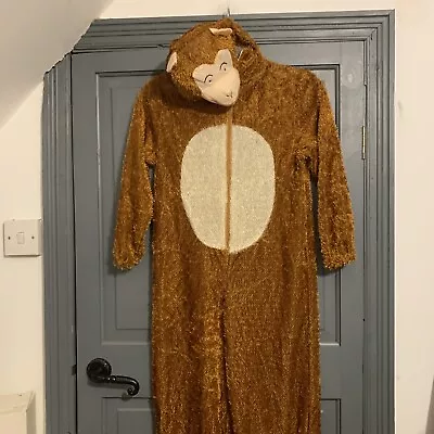 Monkey Jungle Safari Book Day Halloween Fancy Dress Costume - 7-8 Years • £7