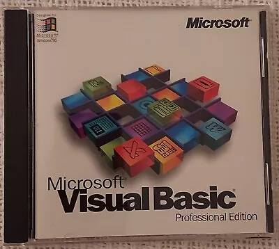 Microsoft Visual Basic 4.0 Professional - CD With Key Very Good Vintage • $14.95