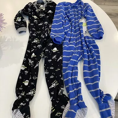 Lot Of 2 - Carter's Fleece Footed Pajamas - 24 Months Space • $7