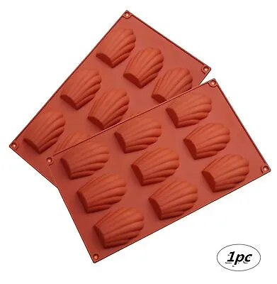 Cookie Baking Tray Biscuit Cake Mold 9 Cavity Shell Shape Madeleine Pan • £5.72