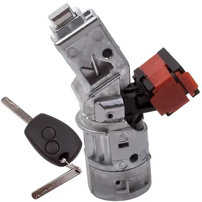 Ignition Lock Barrel Starter Switch Cylinder For Renault Clio MK 3 8200214168 • £20.55