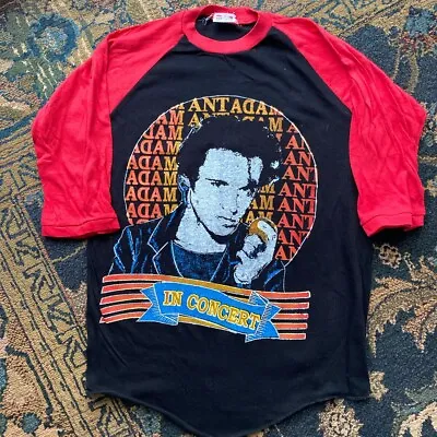 $145 • Buy Vintage Adam Ant 1985 Tour Shirt. Deadstock. Small.