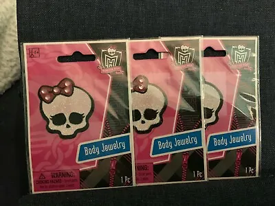Monster High Dolls Birthday Party Favor Logo Body Jewelry New In Package H12 • $8