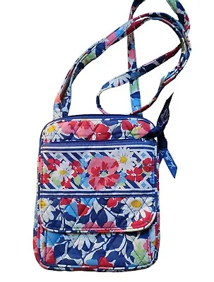 Vera Bradley Summer Cottage Hipster Crossbody Purse 2012 Retired  EUC! • $16.99