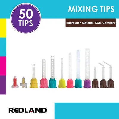 REDLAND Dental Mixing Tips For Impression Material C&B Cements 50/PK • $224.95