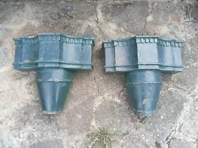 2 X Victorian Cast Iron Rain Hoppers • £85