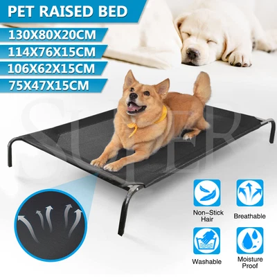 Elevated Pet Bed Dog Puppy Cat Trampoline Hammock Raised Heavy Duty Extra Large • $10.99