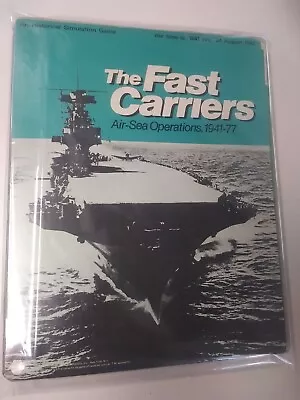 Vintage 1975 Simulations Publications SPI Wargame Fast Carriers Air Sea 1941-77 • $30