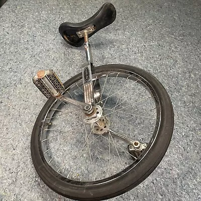 Vintage Schwinn Unicycle 1970's Retro Unique Cycle Rare Chrome 20 Inch Wheel • $124.97