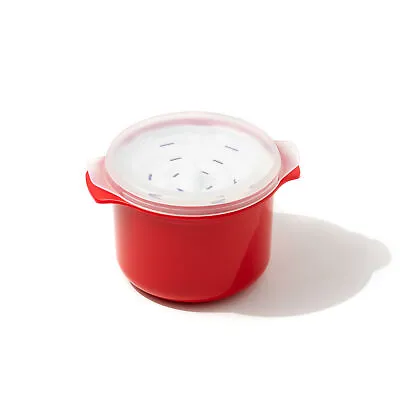 Good2Heat Plus Microwave Cookware Rice Cooker In Red - Single Portion - 1 L • £9.99