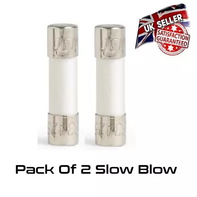 Ceramic Fuse 5mm X 20mm Slow Blow Time Delay 13A 15A 20A 30AMP *UK Seller* • £2.95