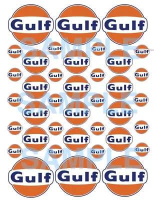  GULF Water-slide Decals  Slot Car  1/32 1/24 Or 1/18 Rc  • $7.99