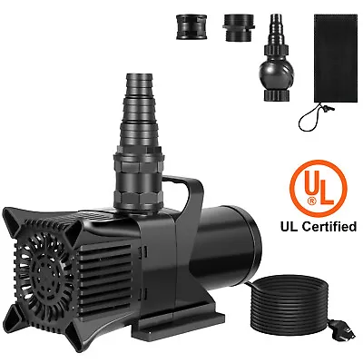 VEVOR Submersible Water Pump 3100GPH Pond Pump 22FT 240W For Waterfall Fountain • $85.98