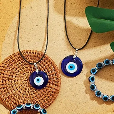 £2.99 • Buy Lucky Evil Eye Necklace Turkish Blue Eye Pendant Clavicle Women Charm Jewelry -