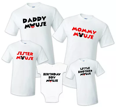 $11.99 • Buy Disney Vacation Minnie Mickey Mouse Birthday Matching T-shirts Party Family Kid 