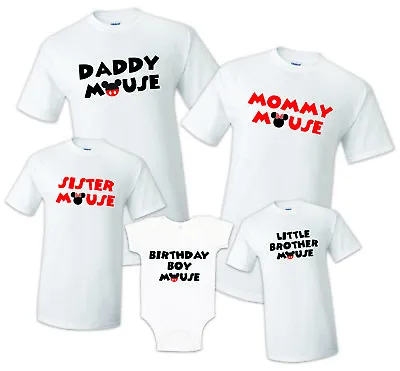 Disney Vacation Minnie Mickey Mouse Birthday Matching T-shirts Party Family Kid  • $11.99