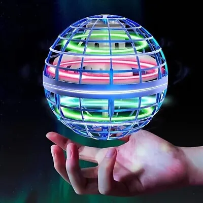 Flying Orb Ball Toy Hover Ball With RGB Light Magic Hand Controlled Floating Bal • $10.58