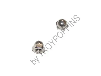 2-ss 5/16-24 Acorn Hex Cap Nuts Fine Thread Stainless Steel 18-8 Cushman Parts • $4.99