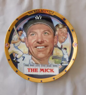 The Legendary Mickey Mantle New York Yankees Plate The Mick • $5.95