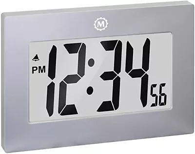 Big Watch Digital Wall Marathon Digits From 23 CM Grey • $189.34