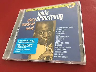 Louis Armstrong - What A Wonderful World 2CD   JWD 102.305 • £11.99