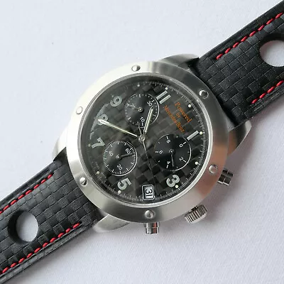 Mercedes Benz Motorsport AMG DTM Carbon Fiber Racing Accessory Chronograph Watch • $279.65