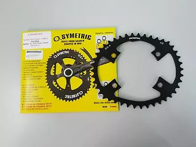 Osymetric BCD110 4 Bolts X 42T Alloy Road Chainring (Black) -For 9000/6800/5800 • $76.99