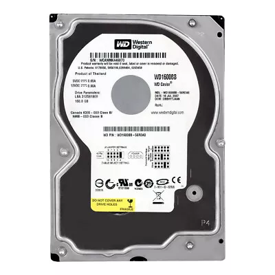 Wd Caviar 160gb 2mb 7.2k Ata 3.5'' Wd1600bb • £39.60