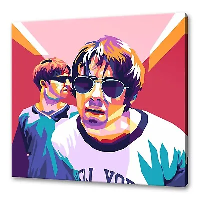 LIam Noel Gallagher Oasis Canvas Print Picture Wall Art Fast Delivery • £32