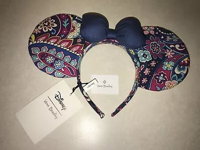 NEW ❤️Disney Parks Vera Bradley Minnie Ears Mickey Mouse Headband 0404A • $36.99