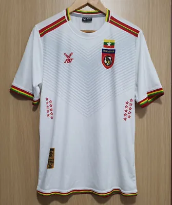 Myanmar Football National Team Suzuki Cup 2016 Rare Soccer Jersey Asia XL (L) • $99.95