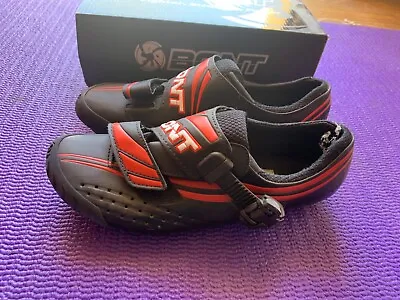 Bont A-3 Road Cycling Shoes Black / Red  Men Size US 6.5  - EU 40 - New In Box • $99.99