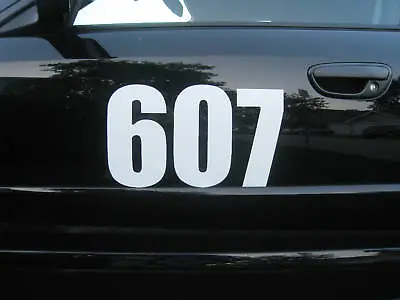 $19.50 • Buy 6 Custom Magnetic SCCA Solo Autocross Autox Numbers