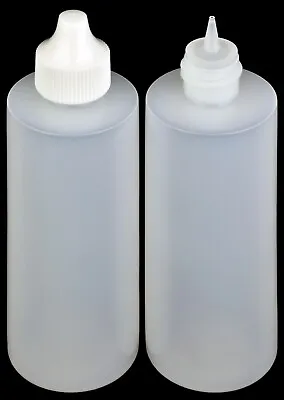 Plastic Dropper Bottles Precise Tipped W/White Cap 4-oz. 6-Pack • $5.99