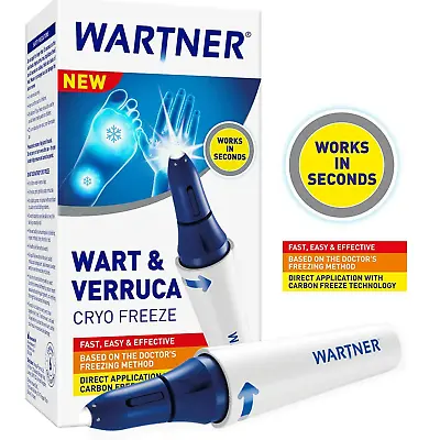 Wartner Wart & Verruca Cryo Freeze 14ml New • £17.99